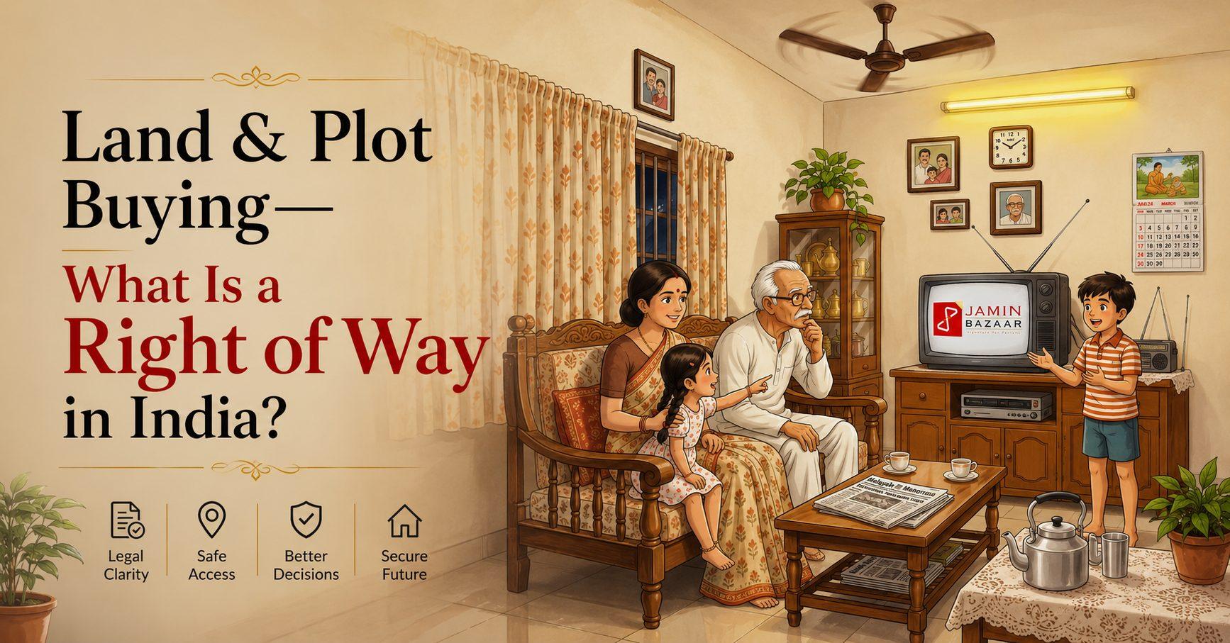 Right of way in India guide for land and plot buyers